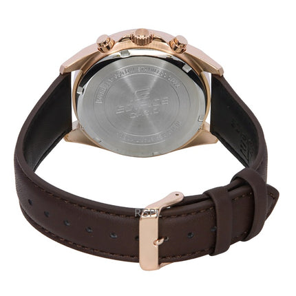 Casio Edifice Analog Standard Kronograf Brun Skive Quartz EFV-650CL-5AV 100M Herreur
