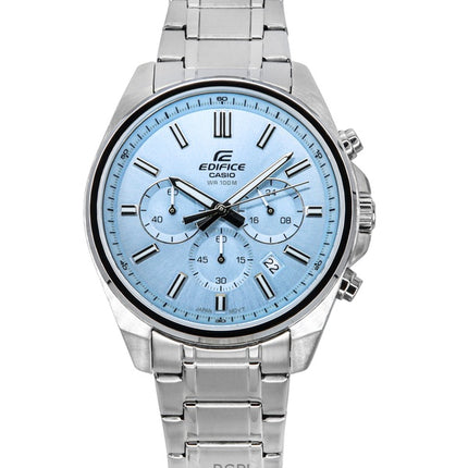 Casio Edifice Analog Standard Kronograf Lyseblå Skive Quartz EFV-650D-2BV 100M Herreur