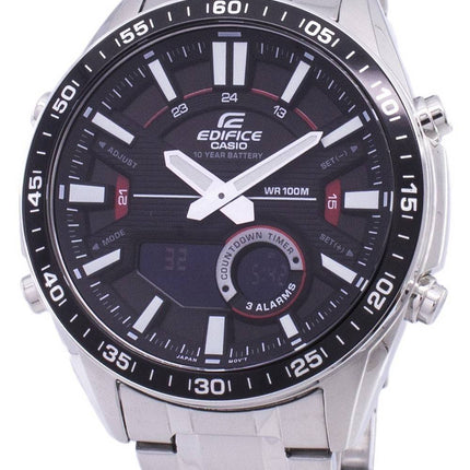 Casio bygningsværk Alarm Analog Digital kvarts BELLEN-C100D-1AV EFVC100D-1AV Herreur