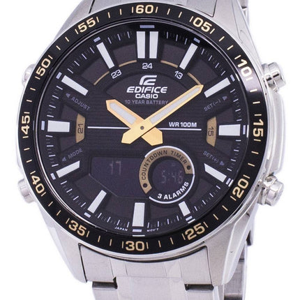Casio bygningsværk verden tid kvarts BELLEN-C100D-1BV EFVC100D-1BV Herreur