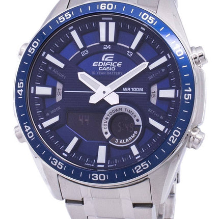 Casio bygningsværk Alarm Analog Quartz EFVC100D-2AV BELLEN-C100D-2AV Herreur