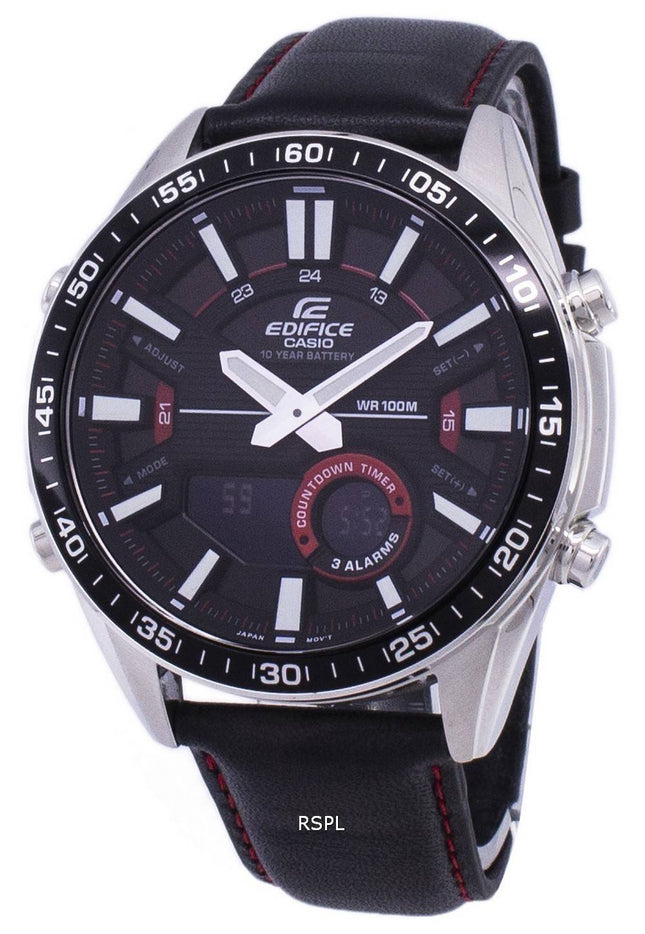 Casio bygningsværk Alarm Analog Digital kvarts EFVC100L-1AV BELLEN-C100L-1AV Herreur