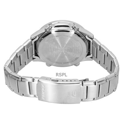 Casio Edifice analog digital rustfrit stål sort urskive quartz EFV-C120D-1A4 100M herreur
