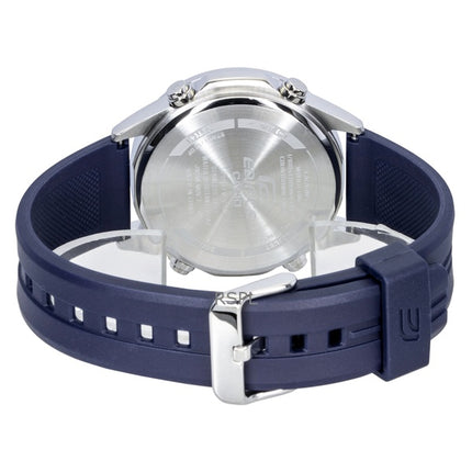 Casio Edifice analog digital harpiksrem sort urskive kvarts EFV-C120P-1A2 100M herreur
