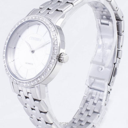 Borger kvarts EL3040-80A Analog diamant accenter kvinders ur