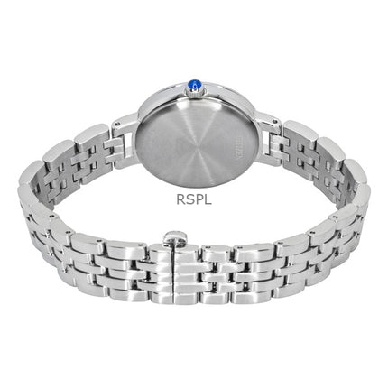 Citizen L rustfrit stål hvid urskive Eco-Drive EM0990-81A dameur