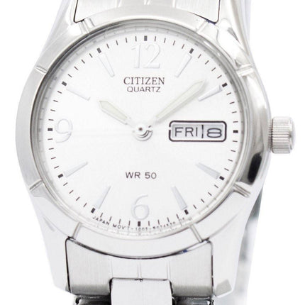 Borger kvarts sølv Dial EQ0540-57A kvinders ur