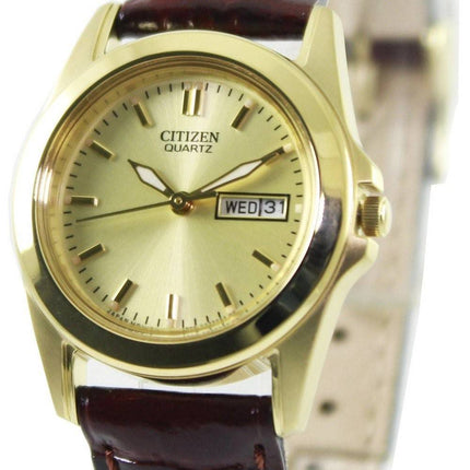Borger kvarts guld Tone EQ0562 - 03P kvinders ur