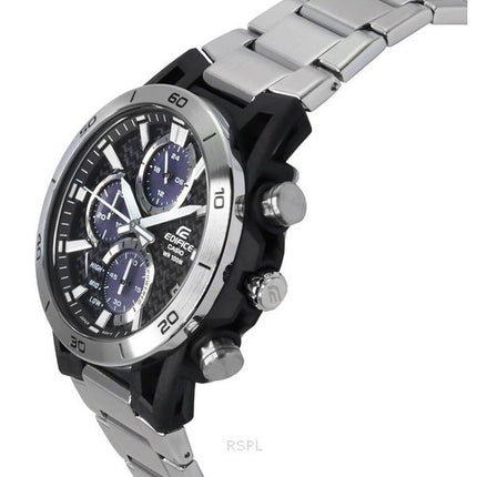 Casio Edifice Sospensione Analog Chronograph Rustfrit Stål Grey Dial Solar Powered EQS-960D-1AV 100M herreur