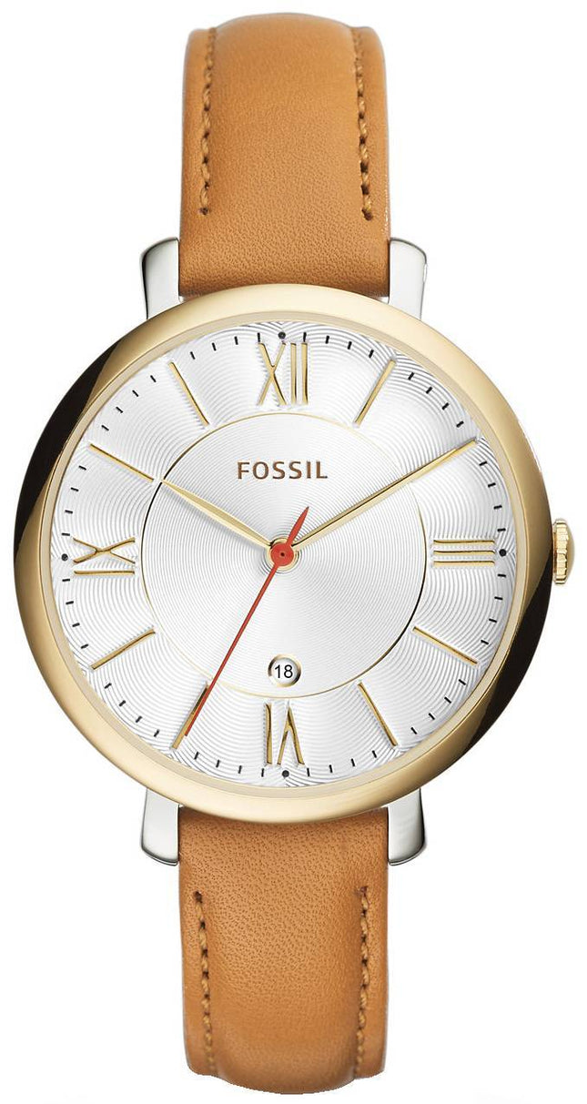 Fossile Jacqueline Silver urskive dato Display ES3737 kvinders ur