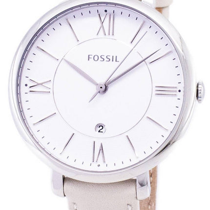 Fossile Jacqueline Quartz hvid skive ES3793 kvinders ur