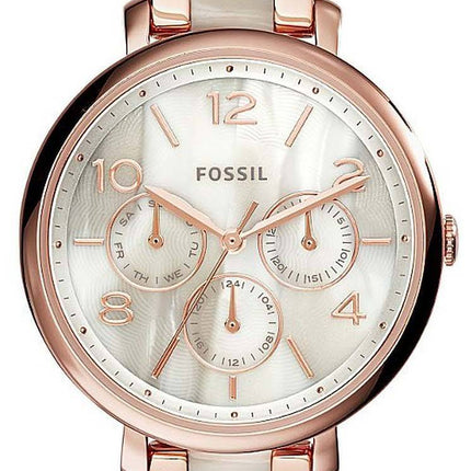 Fossile Jacqueline multifunktions Chronograph rustfrit stål ES3921 kvinders ur