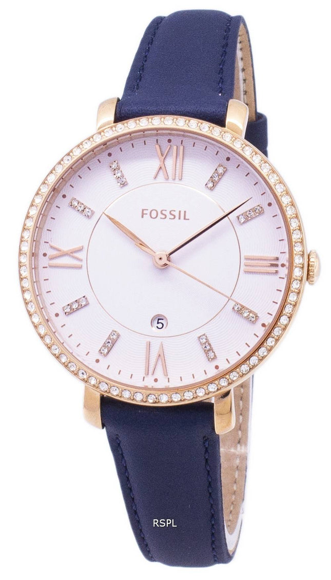 Fossile Jacqueline Quartz diamant accenter ES4291 kvinders Watch