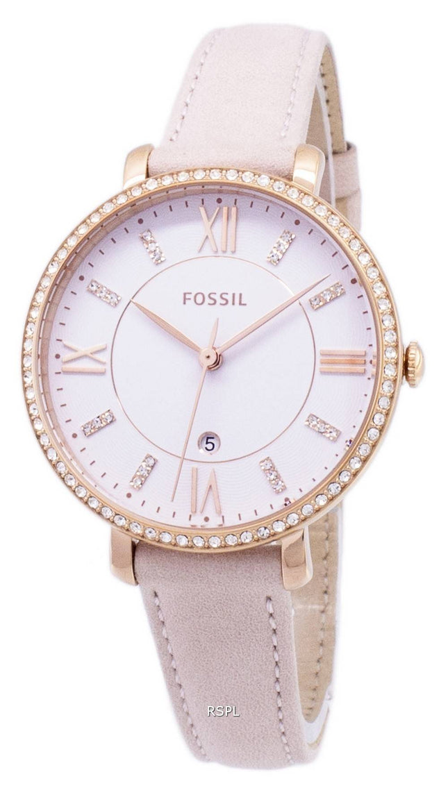 Fossile Jacqueline Quartz Diamond Accent ES4303 kvinders Watch