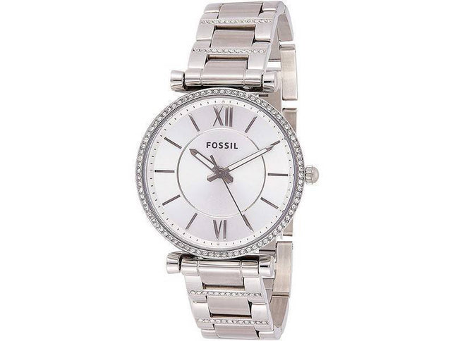Fossil Carlie ES4341 Diamond Accents Quartz Women',s Watch