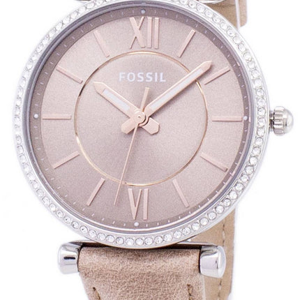 Fossile Carlie tre-Hand Sand kvarts diamant accenter ES4343 kvinders Watch