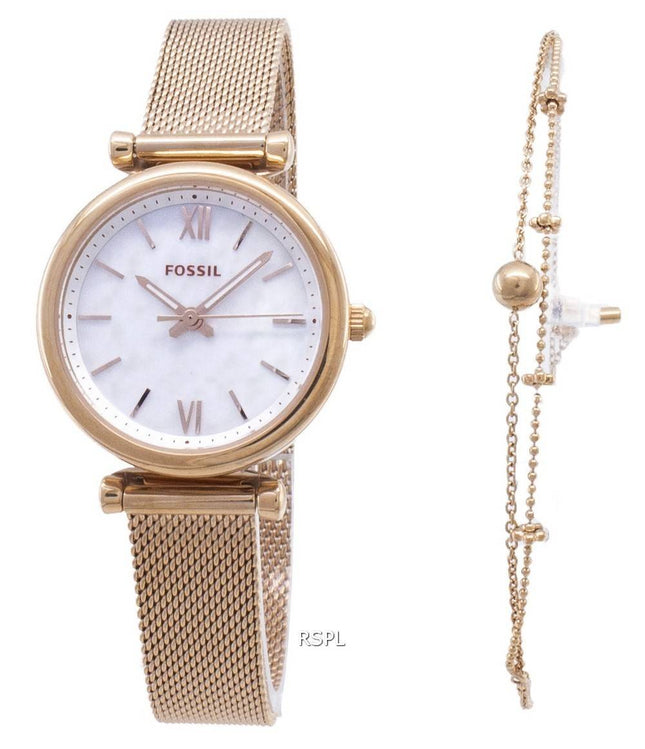 Fossil Carlie Quartz ES4443SET Dameur