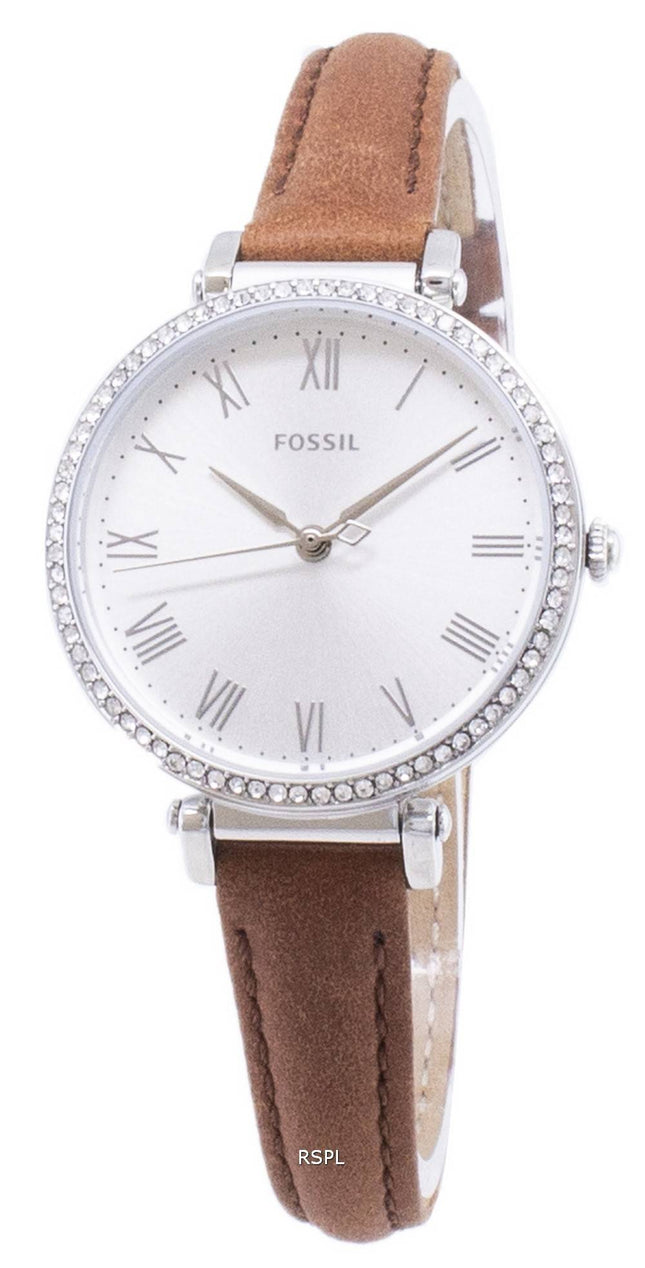 Fossile Kinsey ES4446 diamant accenter Quartz kvinder ur