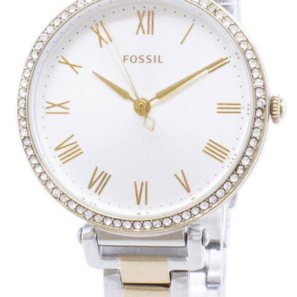 Fossile Kinsey ES4449 diamant accenter Quartz kvinder ur