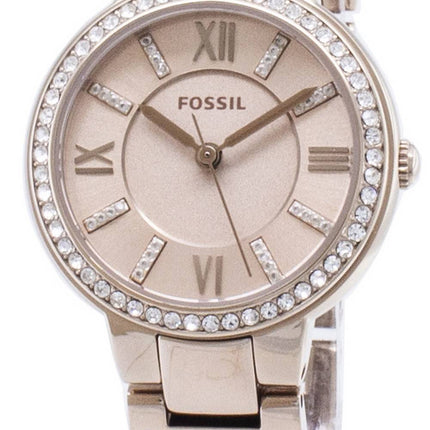 Fossile Virginia ES4482 diamant accenter Quartz kvinder ur