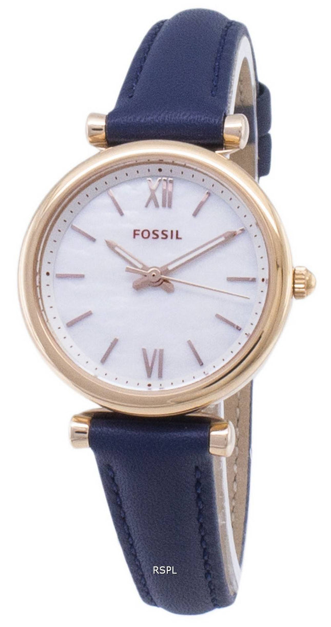 Fossil Carlie mini ES4502 Quartz analog dame ur