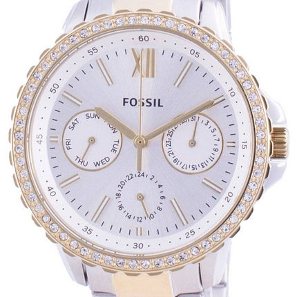Fossil Izzy multifunktions ES4784 kvarts kronograf diamant accenter dameur