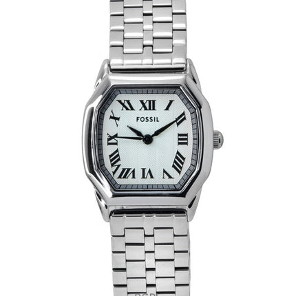 Fossil Harlow Stainless Steel Cream Dial Quartz ES5363 Dameur