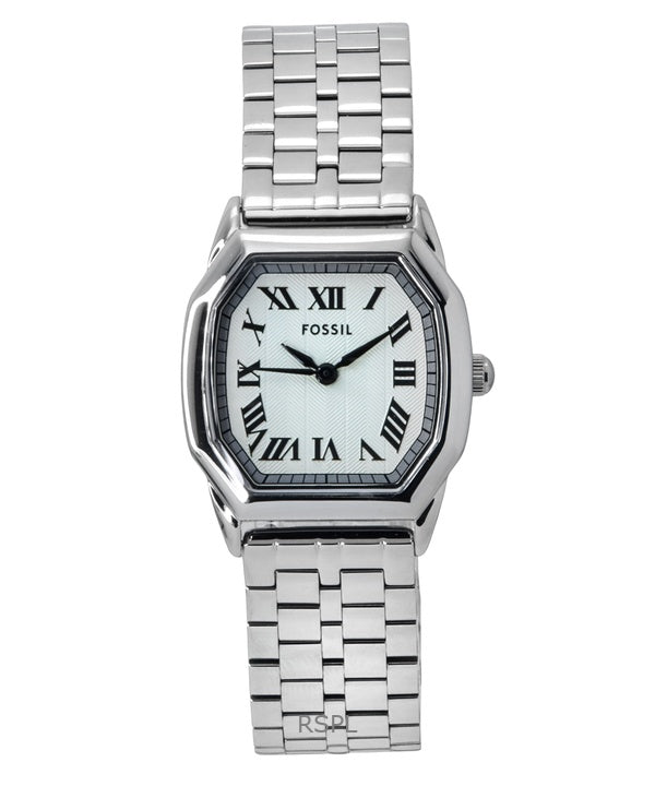 Fossil Harlow Stainless Steel Cream Dial Quartz ES5363 Dameur