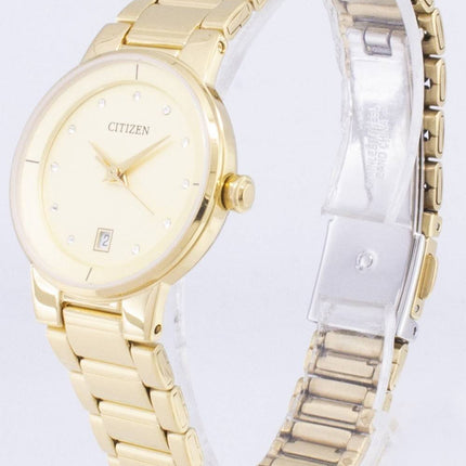 Citizen Automatic EU6012 - 58P diamant accenter Analog kvinders ur