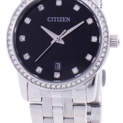 Borger kvarts Diamond Accent EU6030-56E kvinders ur