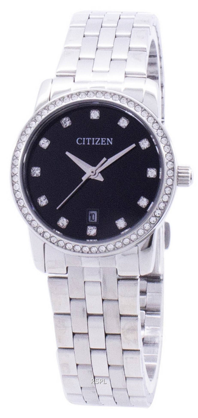 Borger kvarts Diamond Accent EU6030-56E kvinders ur