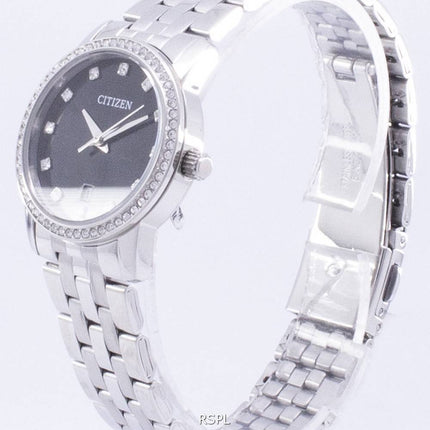 Borger kvarts Diamond Accent EU6030-56E kvinders ur