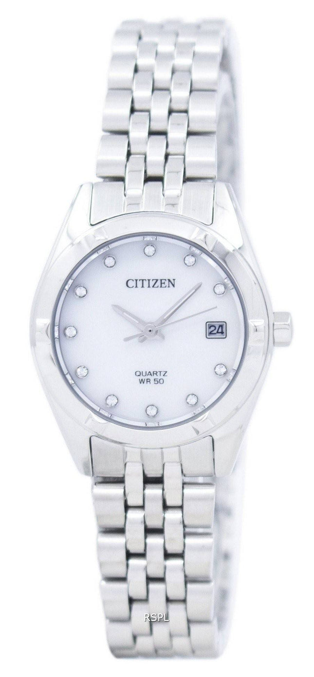 Borger Analog Quartz Diamond Accent EU6050 - 59D kvinders ur