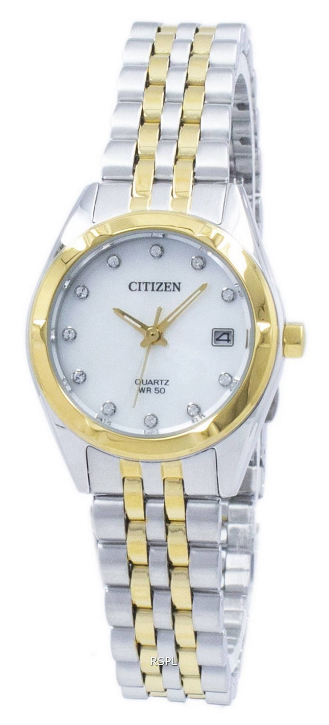 Citizen Analog Quartz Diamond Accent EU6054-58D Kvinders Ur