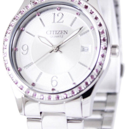 Borger kvarts Rosa Swarovski elementer EV0040-59A kvinders ur