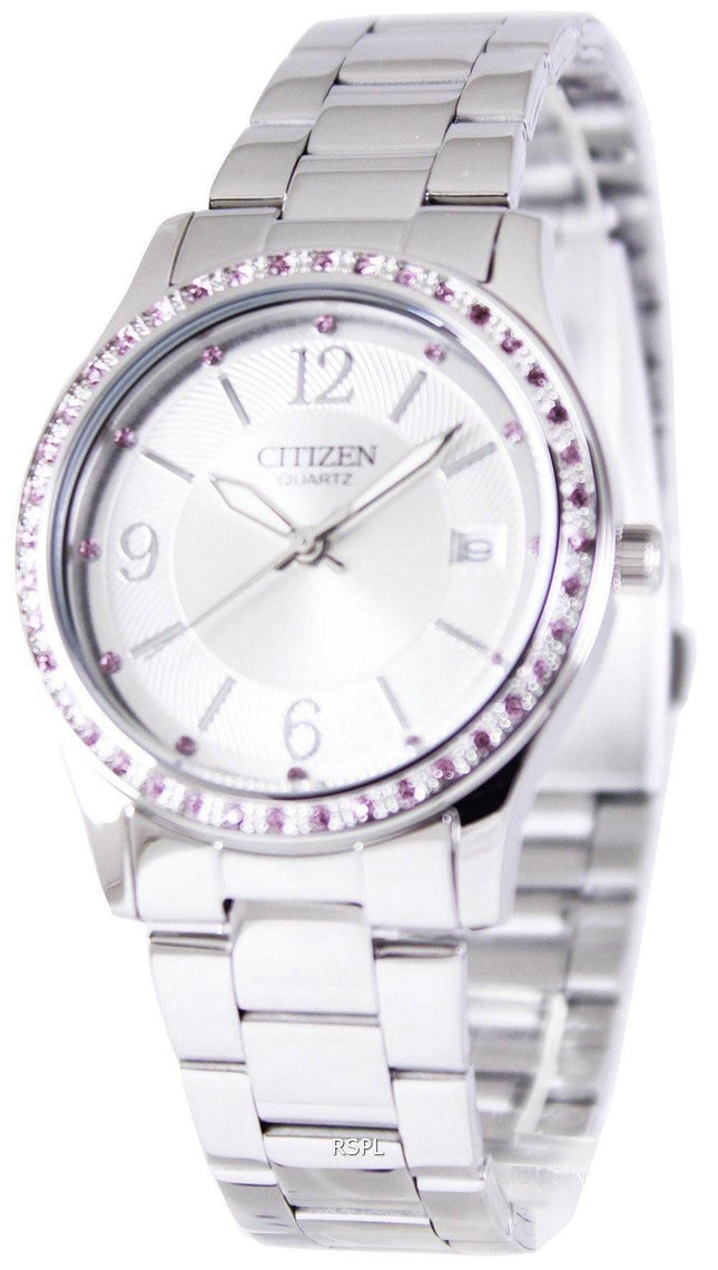 Borger kvarts Rosa Swarovski elementer EV0040-59A kvinders ur