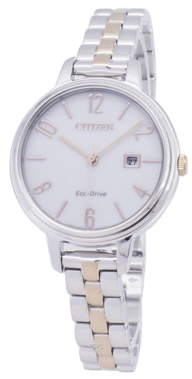 Citizen Eco-Drive EW2446-81A Analog kvinders ur