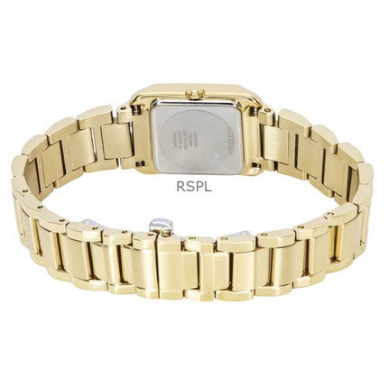 Citizen L Guldfarvet rustfrit stål Perlemorskive Eco-Drive EW5602-81D dameur