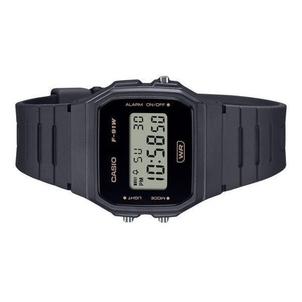 Casio POP digital grå biobaseret harpiksrem Quartz F-91WB-8A unisex ur
