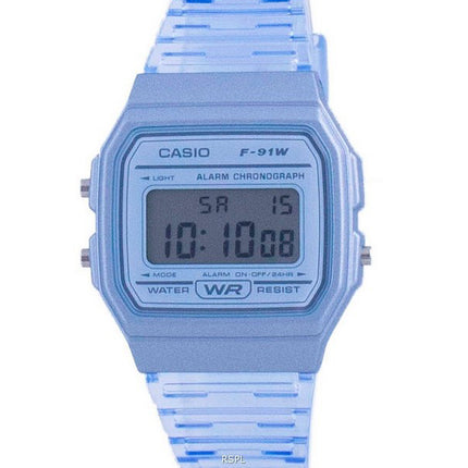 Casio Jugend Blue Resin Digital F-91WS-2 F91WS-2 Unisex Uhr