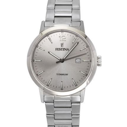 Festina Titanium Grå Skive Quartz F20435-2 Herreur