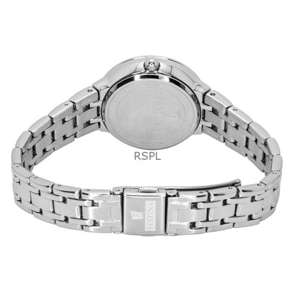 Festina Mademoiselle rustfrit stål blå urskive kvarts F20600-A dameur