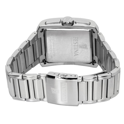 Festina Kronograf Rustfrit Stål Sølv Skive Quartz F20635-1 Herreur