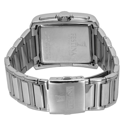 Festina Kronograf Rustfrit Stål Sort Skive Quartz F20635-4 Herreur