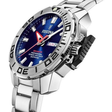Festina Diver Stainless Steel Blue Dial Quartz F20665-1 200M herreur