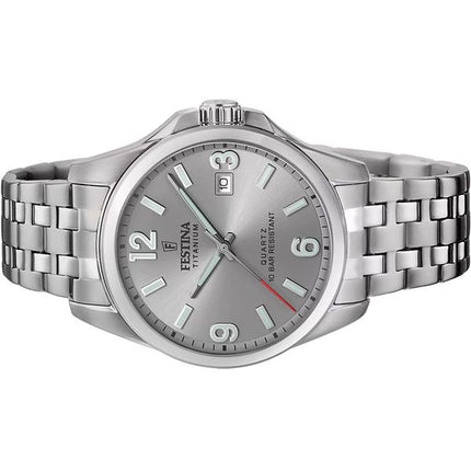 Festina Titanium Grey Dial Quartz F20696-2 100M herreur