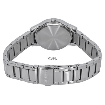 Citizen Elegance rustfrit stål lyseblå skive Eco-Drive FE1241-71L dameur