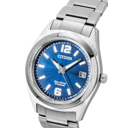 Citizen Eco-Drive Super Titanium Blå Skive FE6151-82L 100M Dameur