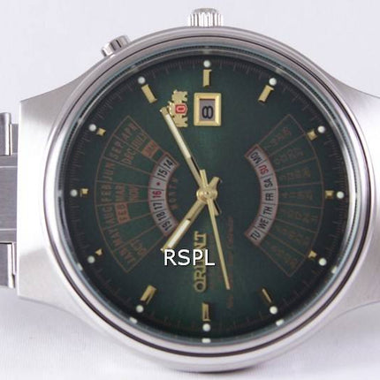 Orient automatisk 21 juveler Multi år kalender FEU00002FW Herreur
