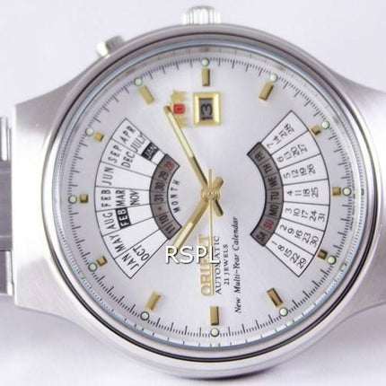 Orient automatisk 21 juveler Multi år kalender FEU00002WW Herreur